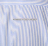 Italian Business Color Matching Pinhole Collar Non-ironing Striped Long Sleeve Shirt
